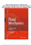 A Brief Introduction to Fluid Mechanics&comma; 5e Student Solutions Manual 5th Edition BY by Donald F&period; Young &comma; Bruce R&period; Munson Theodore H&period; Okiishi &comma; Wade W&period; Huebsch NEWEST VERSION