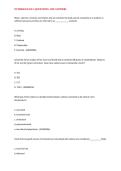 NUTR650 EXAM 1 QUESTIONS AND ANSWER1