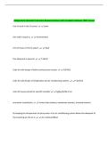 Refrigeration Operator Final Exam Review Questions with Complete Solutions