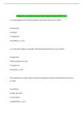 Refrigeration Cycle Exam Questions with Complete Solutions 