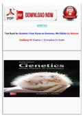 Test Bank for Genetics&colon; From Genes to Genomes&comma; 8th Edition by Michael Goldberg All Chapters &vert;&vert;Complete A&plus; Guide