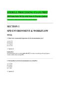 STERILE PROCESSING EXAM PREP 180 Exam-Style MCQs with Notes & Practice Quizzes