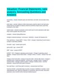 Valuation Financial Statements&comma; ratio analysis&comma; forecasting Questions and Answers