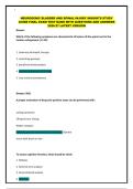 NEUROGENIC BLADDER AND SPINAL INJURY INSIGHTS STUDY GUIDE FINAL EXAM TEST BANK