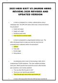 2023 HESI EXIT V2 &lpar;NURSE HERO REVIEW&rpar; 2026 REVISED AND UPDATED VERSION&period;