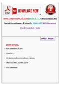 RN ATI Comprehensive Exit Exam &lpar;Version 1&comma; 2&comma; 3&comma; 4&rpar; With Questions And Revised Correct Answers & Rationales &lpar;2026 &sol; 2027&rpar; 100&percnt; Guaranteed Pass &vert;&vert;Complete A&plus; Guide
