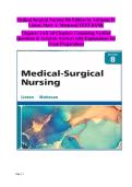 Medical-Surgical Nursing &lpar;8th Edition&rpar; &ndash; Linton & Matteson &vert; Complete Chapter-by-Chapter Study and Exam Preparation&colon; Comprehensive Test Bank&comma; Practice Questions&comma; and Rationales