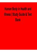 2025&sol; 2026 Human Body in Health and Illness Study Guide & Test Bank Complete Questions & Answers with solution