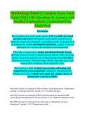 Hematology Exam 3 Study Guide 2026&sol;2027 &vert; Complete Exam Prep with Verified Answers