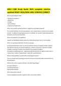 WGU C180 Study Guide With complete solution updated NEW&excl;&excl; 2025&sol;2026 100&percnt; VERIFIED CORRECT