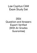 Law&lowbar;Capitus CAM Exam Study Set &vert; Study Guide and Practice PDF