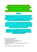 Medical Surgical Telemetry POM Exam Study Guide 2026&sol;2027 &vert; Complete Review&comma; Practice Questions & Verified Answers