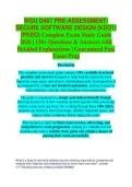 WGU D487 Pre-Assessment Study Guide 2026&sol;2027 &vert; Secure Software Design Practice Questions & Verified Answers