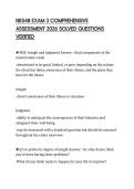 NR548 EXAM 3 COMPREHENSIVE ASSESSMENT 2026 SOLVED QUESTIONS VERIFIED