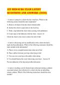 ATI Med-Surg Exam Latest Questions and Answers &lpar;2026&rpar;