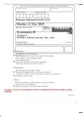 PEARSON A LEVEL ECONOMICS B PAPER 1 COMBINED QUESTION PAPER AND MARK SCHEME