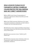 NR565 ADVANCED PHARMACOLOGY FUNDAMENTALS MIDTERM CHAMBERLAIN COLLEGE PRACTICE TEST 2026 QUESTION BANK AND CORRECT ANSWERS REVIEW