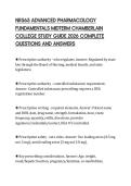 NR565 ADVANCED PHARMACOLOGY FUNDAMENTALS MIDTERM CHAMBERLAIN COLLEGE STUDY GUIDE 2026 COMPLETE QUESTIONS AND ANSWERS