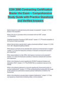 CON 3990 Contracting Master the Exam 2026&sol;2027 &vert; Complete Study Guide & Verified Answers