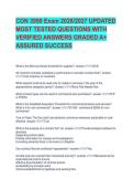 CON 3990 Exam 2026&sol;2027 &vert; Most Tested Questions & Verified Answers Master the Exam