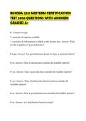BUSOBA 2321 MIDTERM CERTIFICATION TEST 2026 QUESTIONS WITH ANSWERS GRADED A&plus;