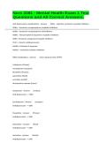 Nurs 3381 - Mental Health Exam 1 Test Questions and All Correct Answers&period;