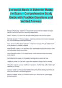 Biological Bases of Behavior Master the Exam 2026&sol;2027 &vert; AP Psychology Complete Study & Practice Questions