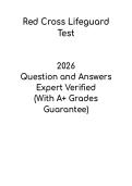 Red Cross Lifeguard Test &vert; Study Guide and Practice PDF