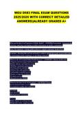 WGU D583 FINAL EXAM QUESTIONS 2025&sol;2026 WITH CORRECT DETAILED ANSWERS&vert;&vert;ALREADY GRADED A&plus;