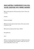 NR602 MIDTERM COMPREHENSIVE EXAM 2026 SOLVED QUESTIONS WITH VERIFIED ANSWERS