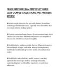 NR602 MIDTERM EXAM PREP STUDY GUIDE 2026 COMPLETE QUESTIONS AND ANSWERS REVIEW