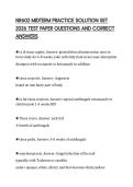 NR602 MIDTERM PRACTICE SOLUTION SET 2026 TEST PAPER QUESTIONS AND CORRECT ANSWERS