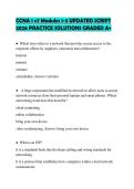 CCNA 1 v7 Modules 1-3 UPDATED SCRIPT 2026 PRACTICE SOLUTIONS GRADED A&plus;