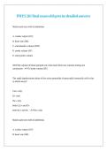 PHYS 261 final exam with precise detailed answers