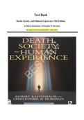 Test Bank Death&comma; Society&comma; and Human Experience&comma; 13th Edition&period; By Robert Kastenbaum&comma; Christopher M&period; Moreman&period; All Chapters Covered&vert; Latest edition&vert; 100&percnt; verified Answer