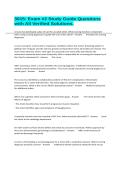  3015&colon; Exam &num;2 Study Guide Questions with All Verified Solutions&period;
