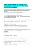 NRS 3015 Chapter 33 Prep U Test Questions and All Correct Answers 2025-2026 Updated&period;