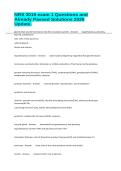 NRS 3015 exam 1 Questions and Already Passed Solutions 2026 Update&period;