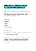 NRNP 6635 EXAMINATION SET 2026 SOLVED QUESTIONS GRADED A&plus;