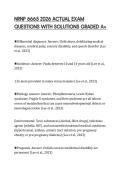 NRNP 6665 2026 ACTUAL EXAM QUESTIONS WITH SOLUTIONS GRADED A&plus;
