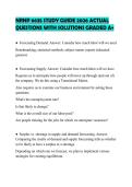 NRNP 6635 STUDY GUIDE 2026 ACTUAL QUESTIONS WITH SOLUTIONS GRADED A&plus;