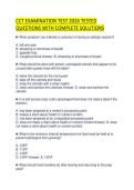 CCT EXAMINATION TEST 2026 TESTED QUESTIONS WITH COMPLETE SOLUTIONS