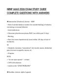 NRNP 6665 2026 EXAM STUDY GUIDE COMPLETE QUESTIONS WITH ANSWERS