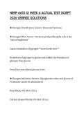NRNP 6675 15 WEEK 6 ACTUAL TEST SCRIPT 2026 VERIFIED SOLUTIONS