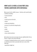 NRNP 6675 15 WEEK 6 EXAM PREP 2026 TESTED QUESTIONS WITH RATIONALE