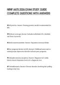 NRNP 6675 2026 EXAM STUDY GUIDE COMPLETE QUESTIONS WITH ANSWERS