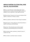 NRNP6635 MIDTERM SOLUTIONS FINAL PAPER 2026 FULL SOLUTION REVIEW