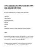 CDCA OSCE EXAM 4 PRACTICE STUDY GUIDE 2026 SOLVED SCENARIOS