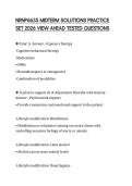 NRNP6635 MIDTERM SOLUTIONS PRACTICE SET 2026 VIEW AHEAD TESTED QUESTIONS