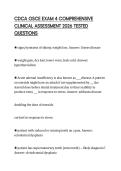 CDCA OSCE EXAM 4 COMPREHENSIVE CLINICAL ASSESSMENT 2026 TESTED QUESTIONS